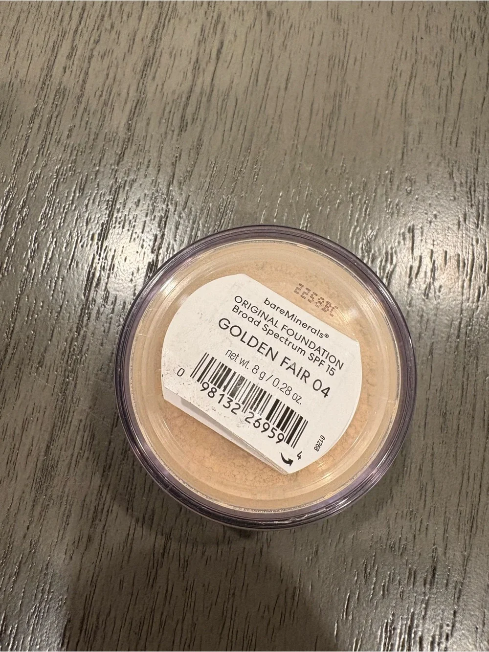 *New bareMinerals Original Foundation SPF 15 Loose Setting Powder Golden Fair 04